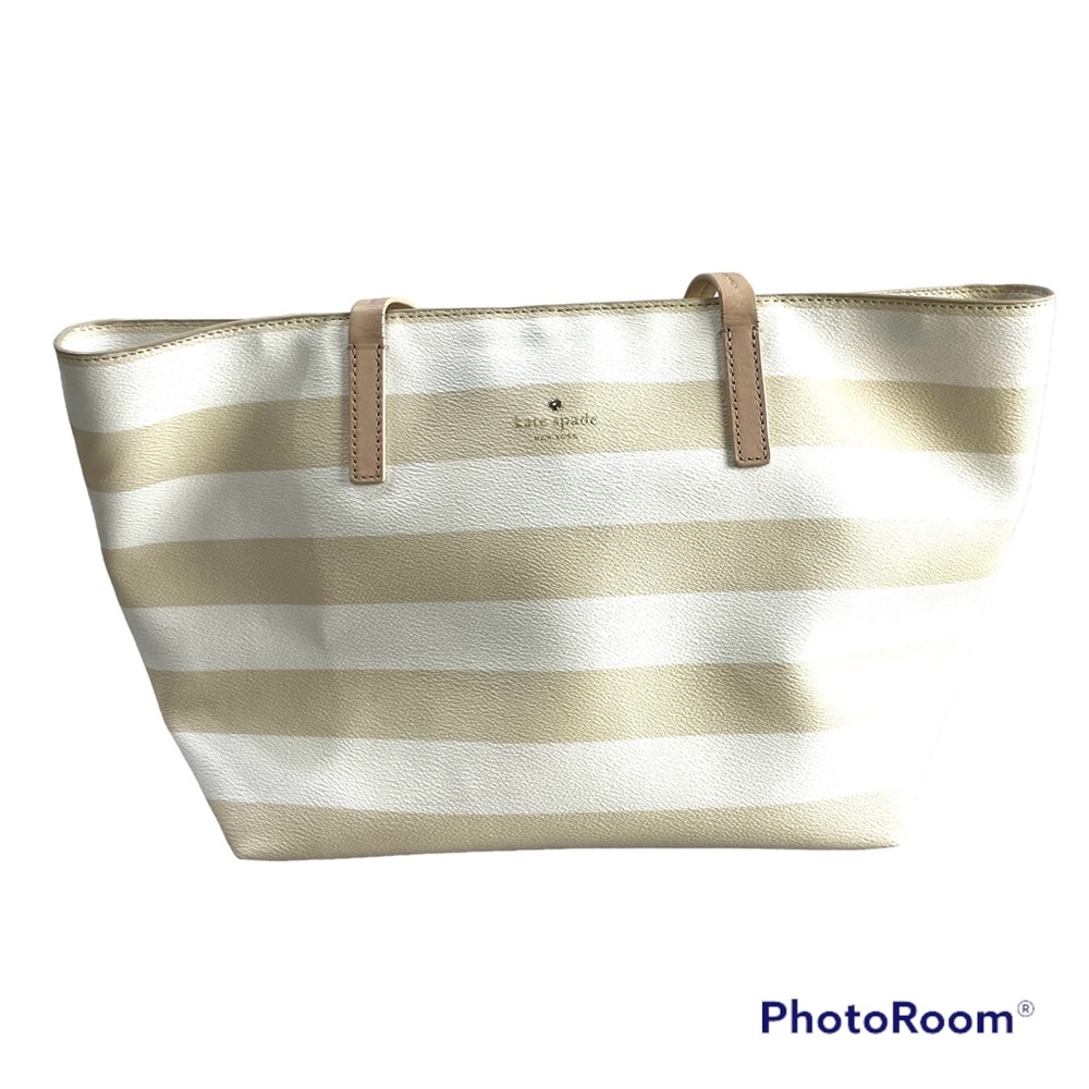 Kate Spade New York Large Striped Tote